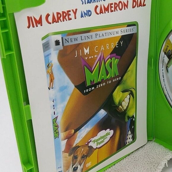 LOT - DVDs - Mask 1994 & Son of the Mask 2005 Jim Carrey Jaimie Kennedy - Picture 8 of 16